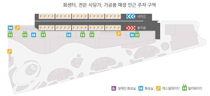 [지상3층 주차장 안내도(일반 승용 및 승합·화물차 주차장)]