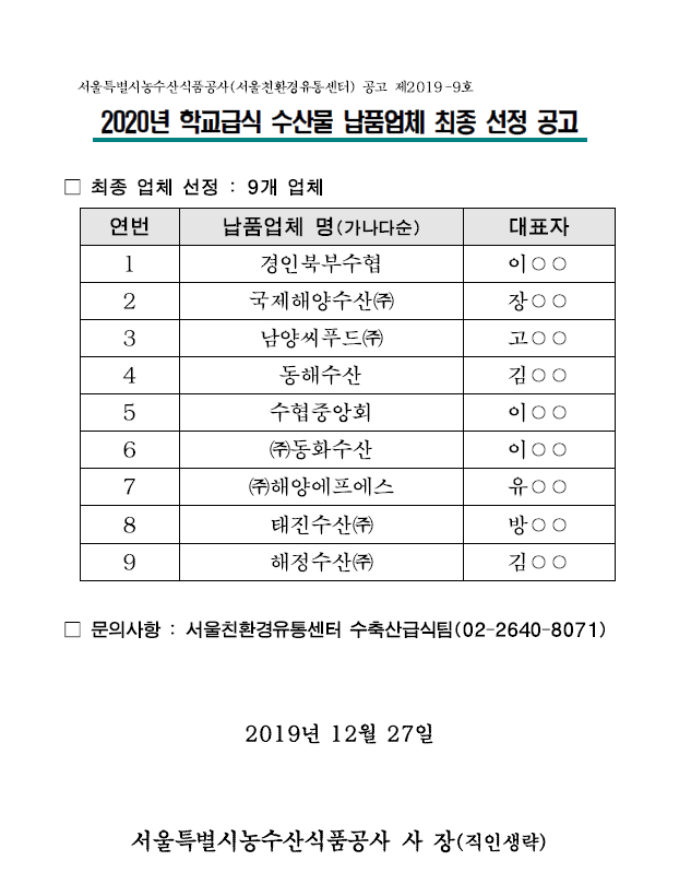 2020년 수산납품업체 선정 최종 공고.png